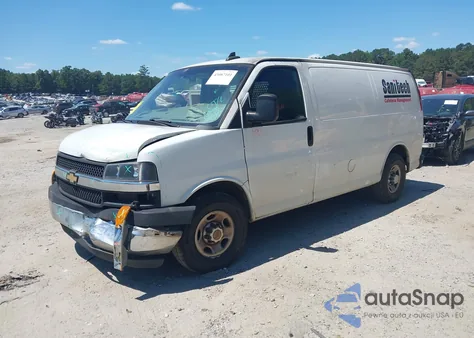 2020 Chevrolet Express G2500 Rwd 2500 Regular Wheelbase Wt из США, поврежденный, VIN 1GCWGAFG8L1213955